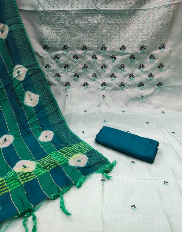 TCNX Coco Silk 3 Silk Designer Exclusive Dress Material